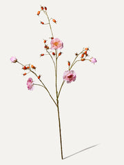 Rosehip branch 106 cm - artificial branch