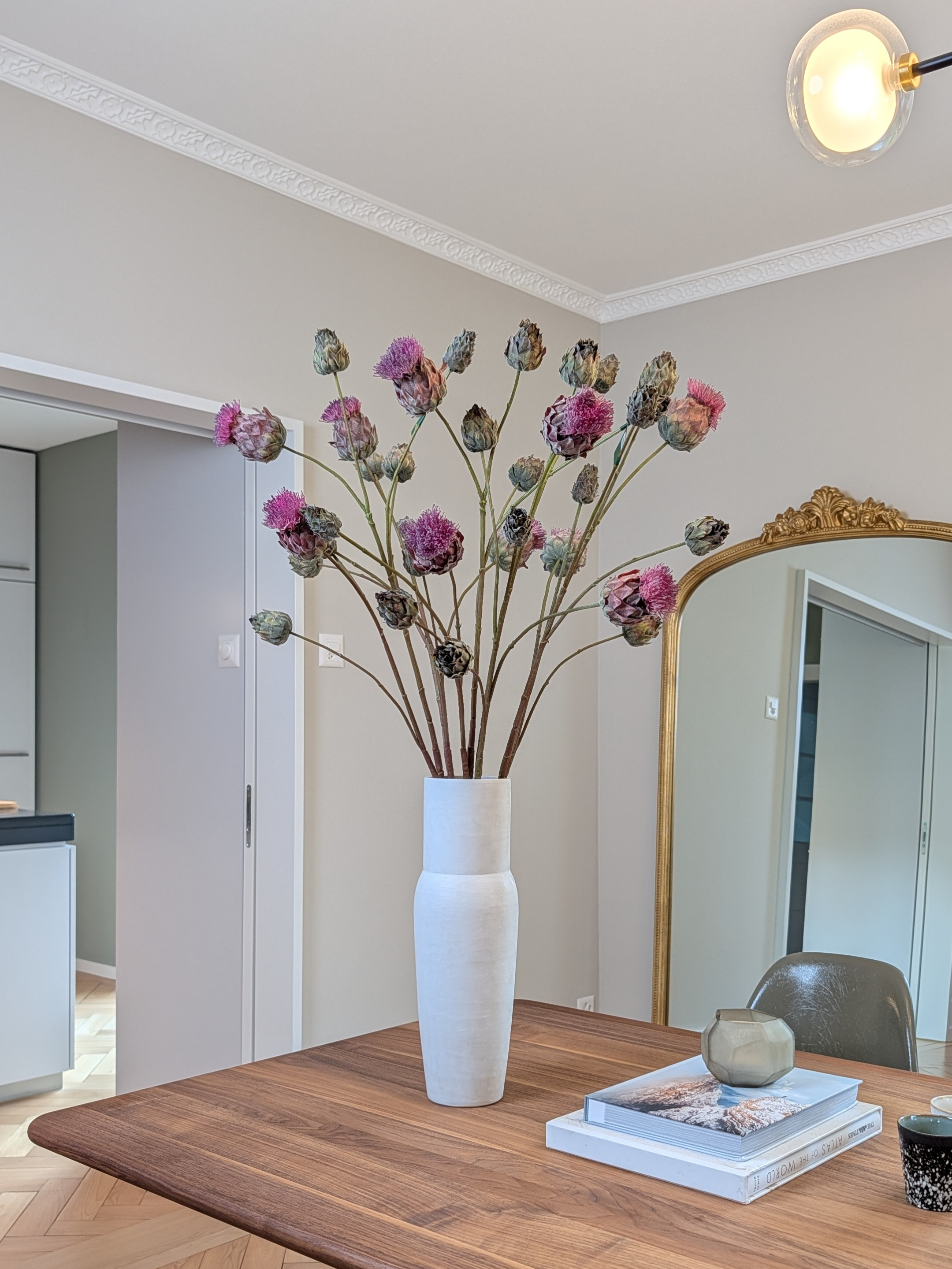 Branche de chardon 102 cm 1 pièce - branche artificielle