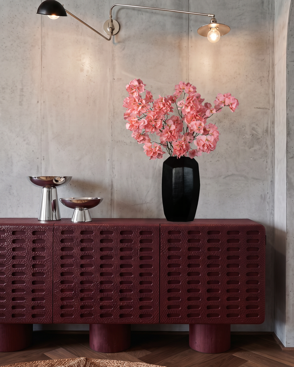 Bougainvillier 111 cm 1 pièce - Branche artificielle