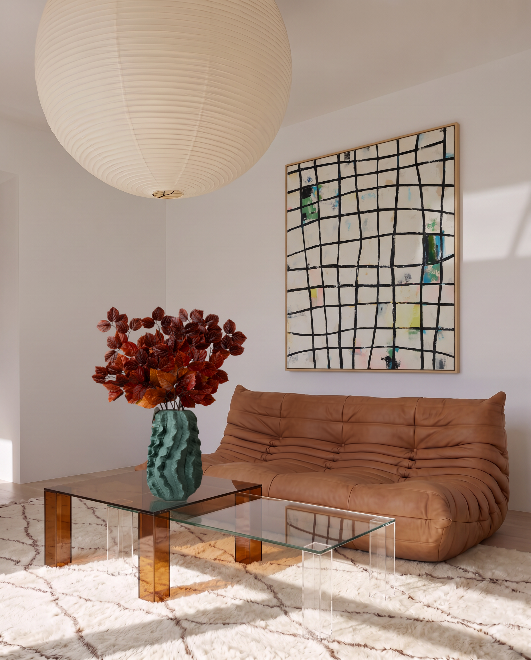 Birkenlaubzweig 80 cm 1 Stk. - Kunstzweig