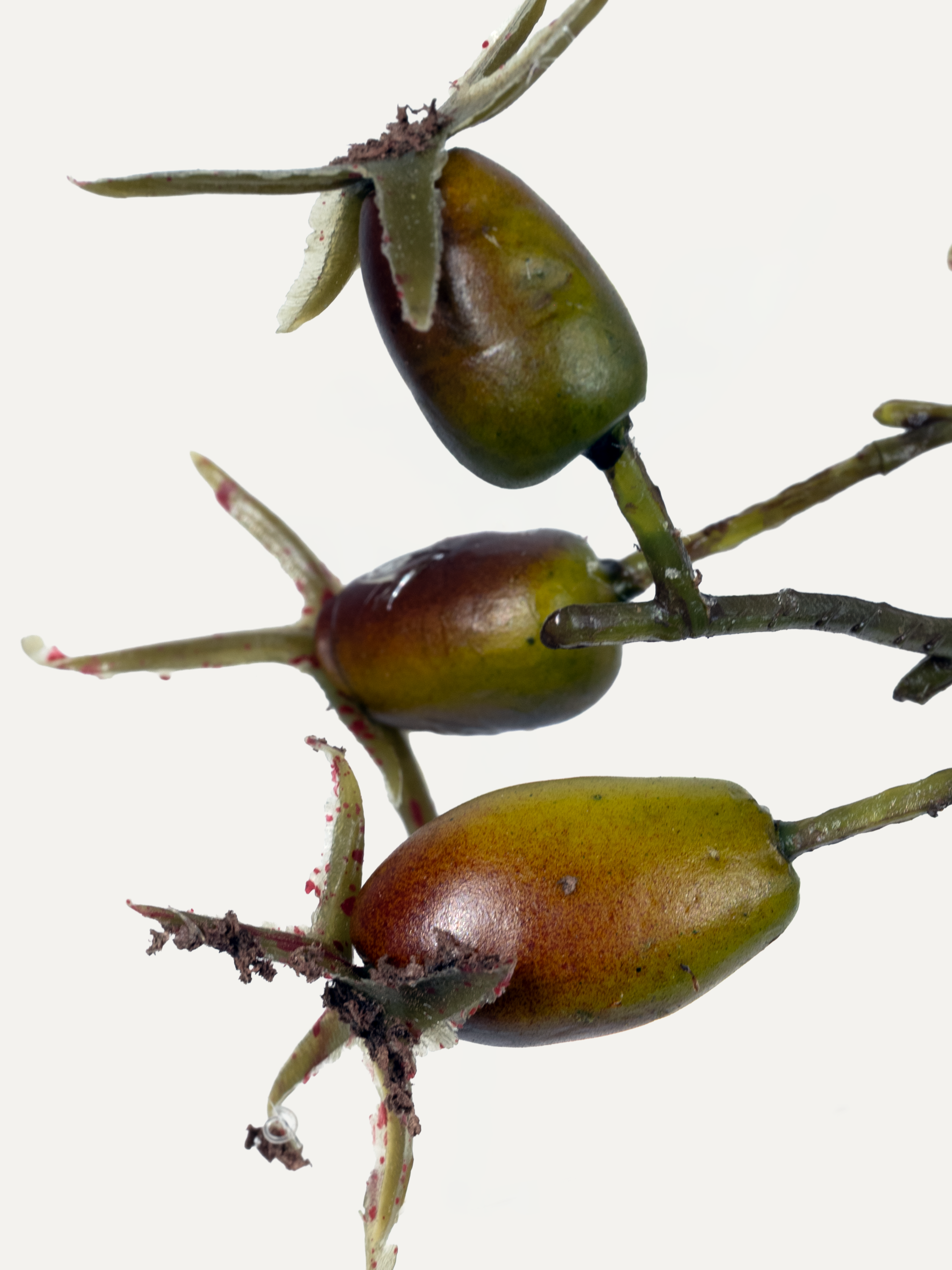 Rosehip branch 90 cm 1 pc. - Artificial branch