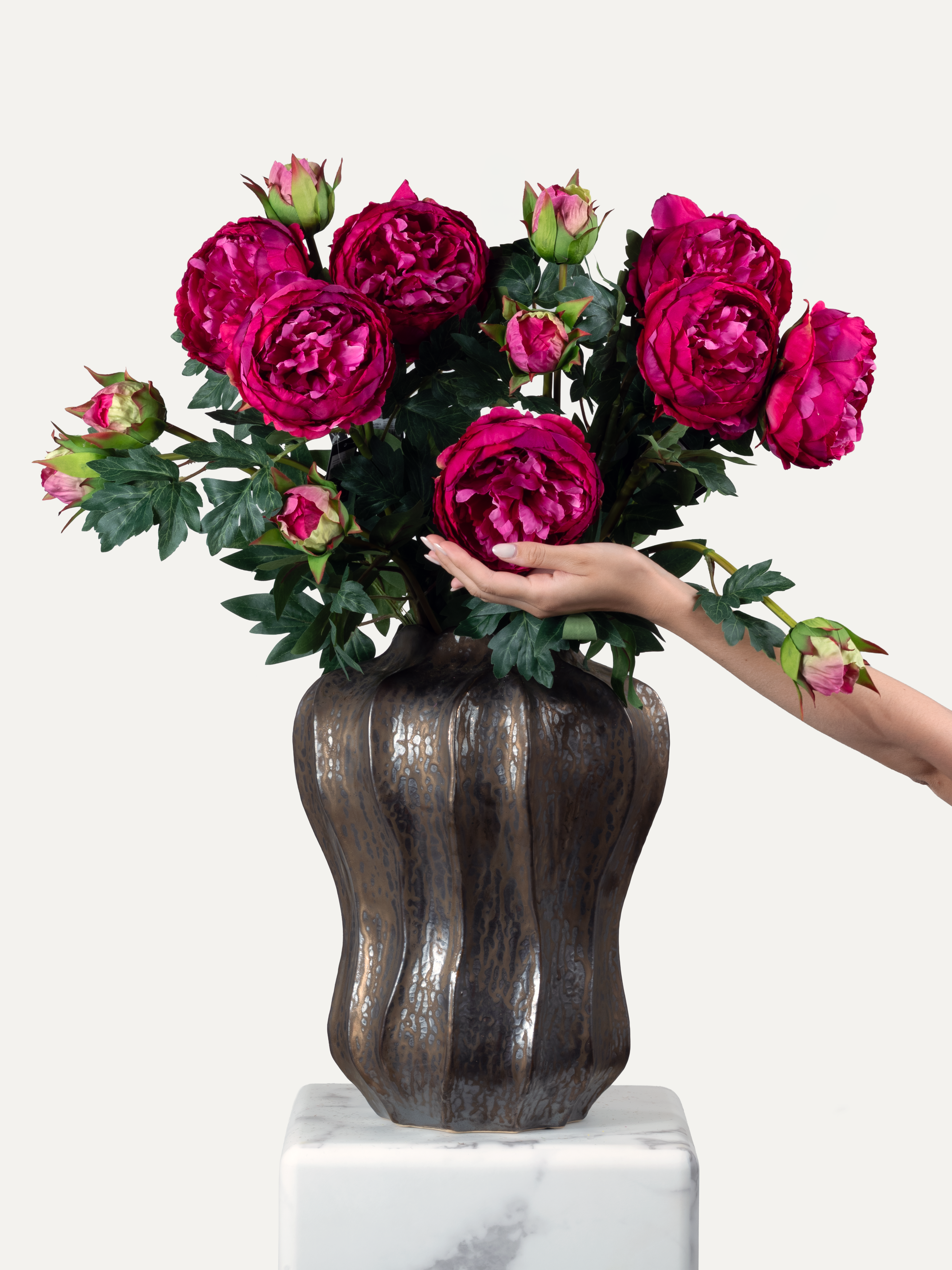 Peony 78 cm 1 pc. - Artificial flower 