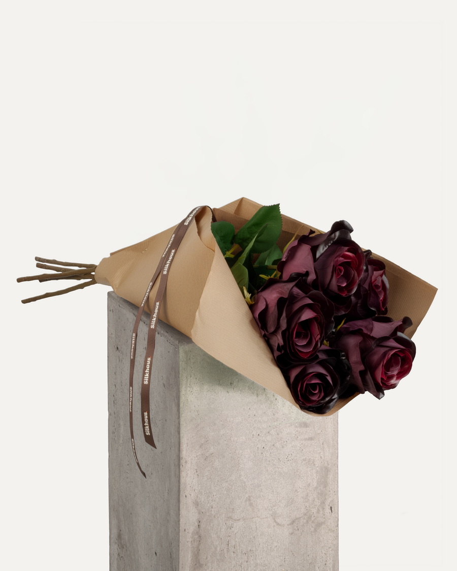 Rosen Bouquet "Burgund"