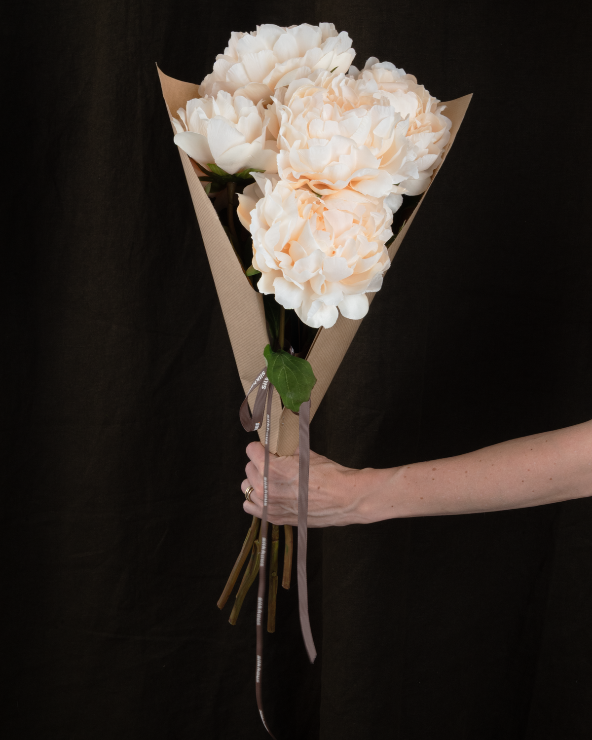 Pfingstrose Bouquet "Cream"