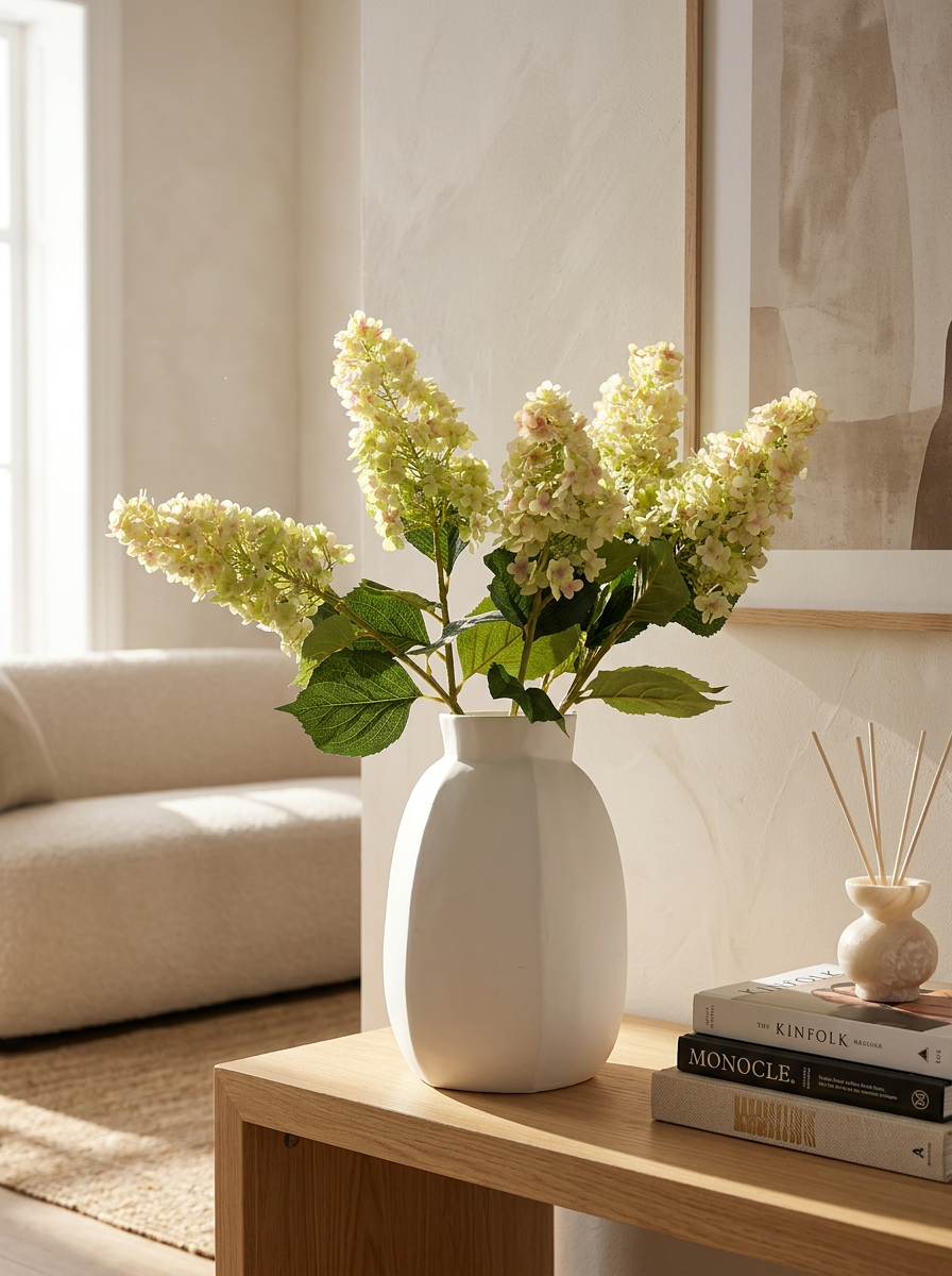 Hortensia 98 cm 1 pc - Fleur artificielle
