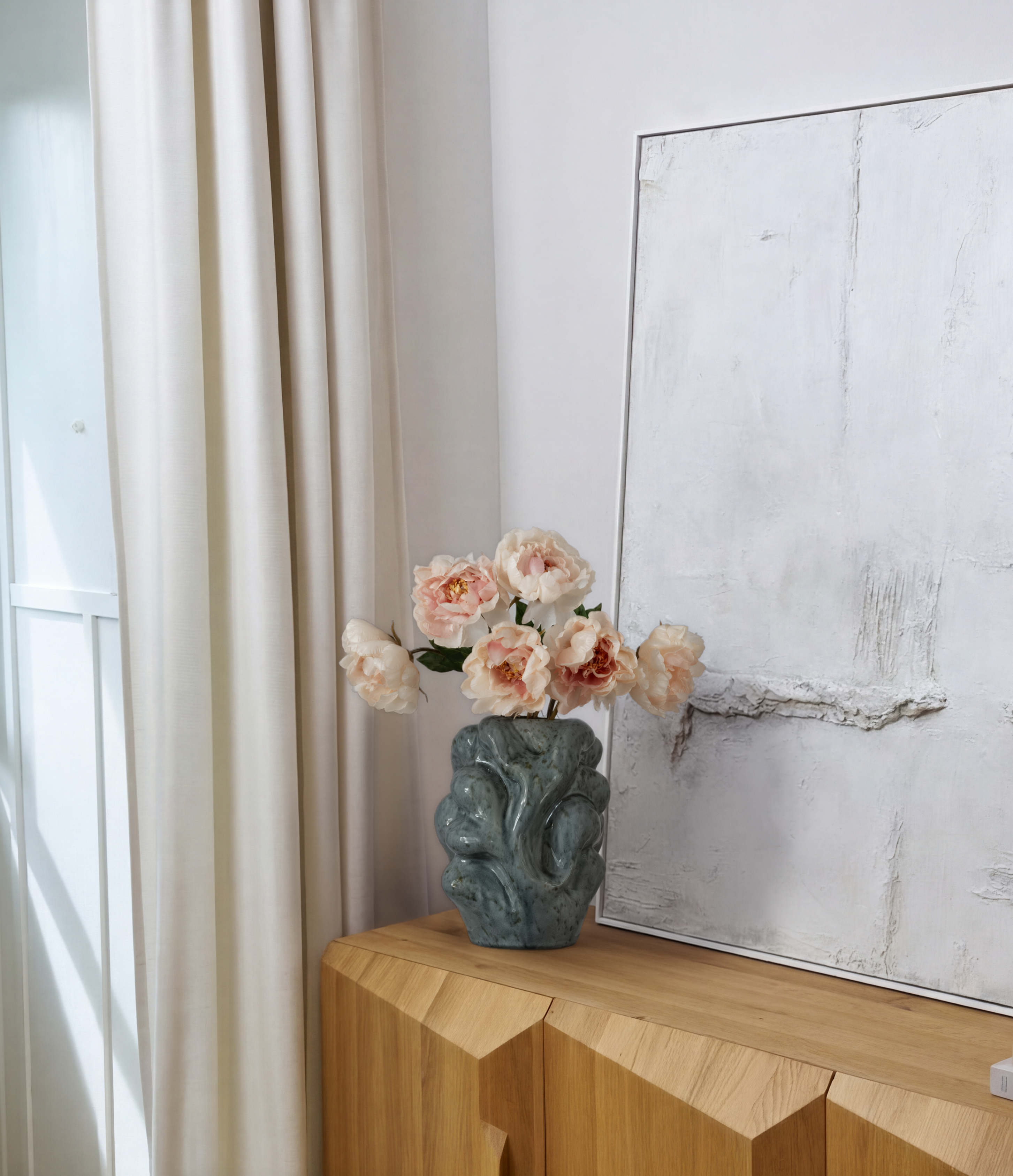 Pivoine 56 cm 1 pce - Fleur artificielle