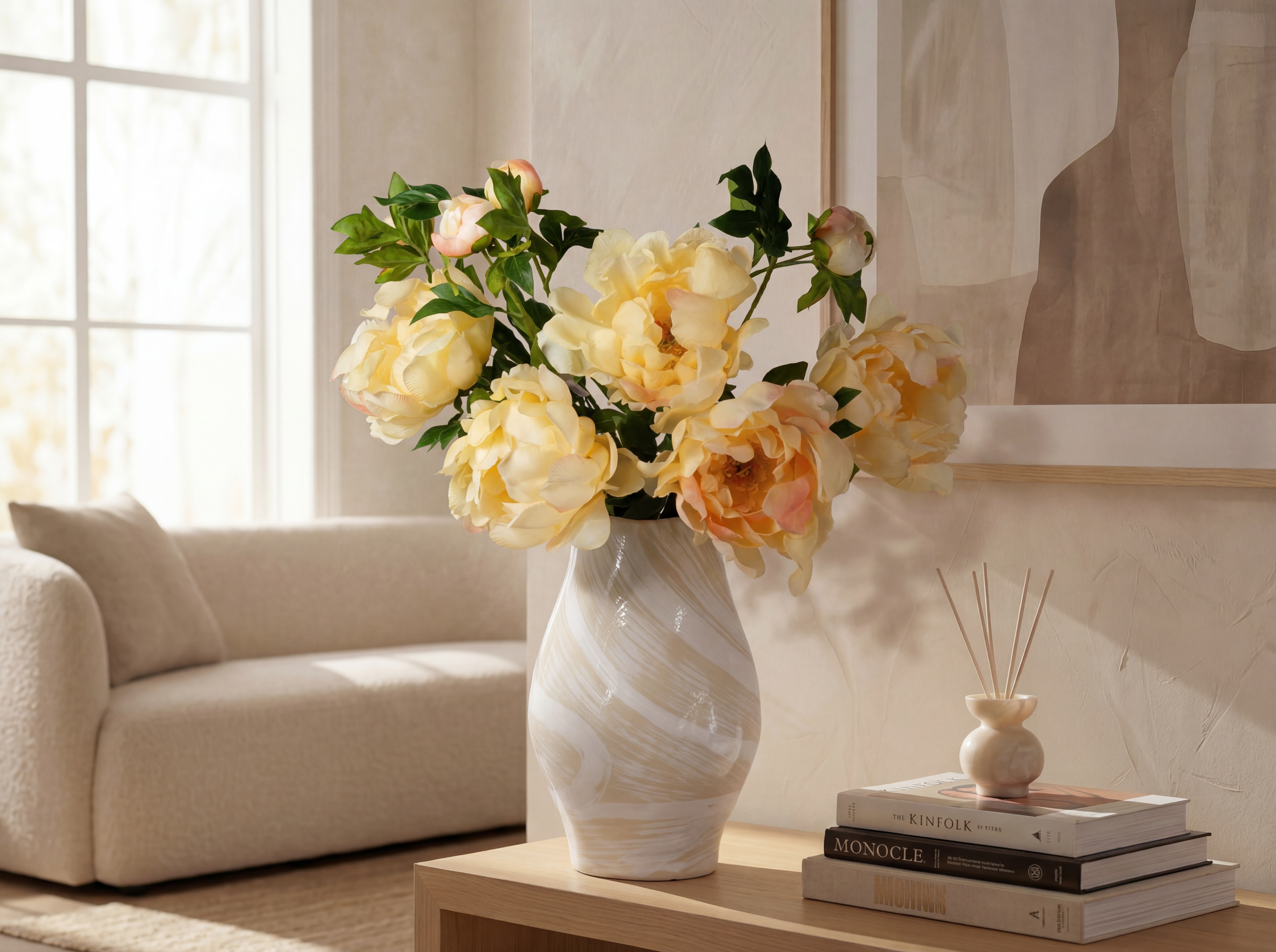 Pfingstrose 65 cm 1 Stk. - Kunstblume