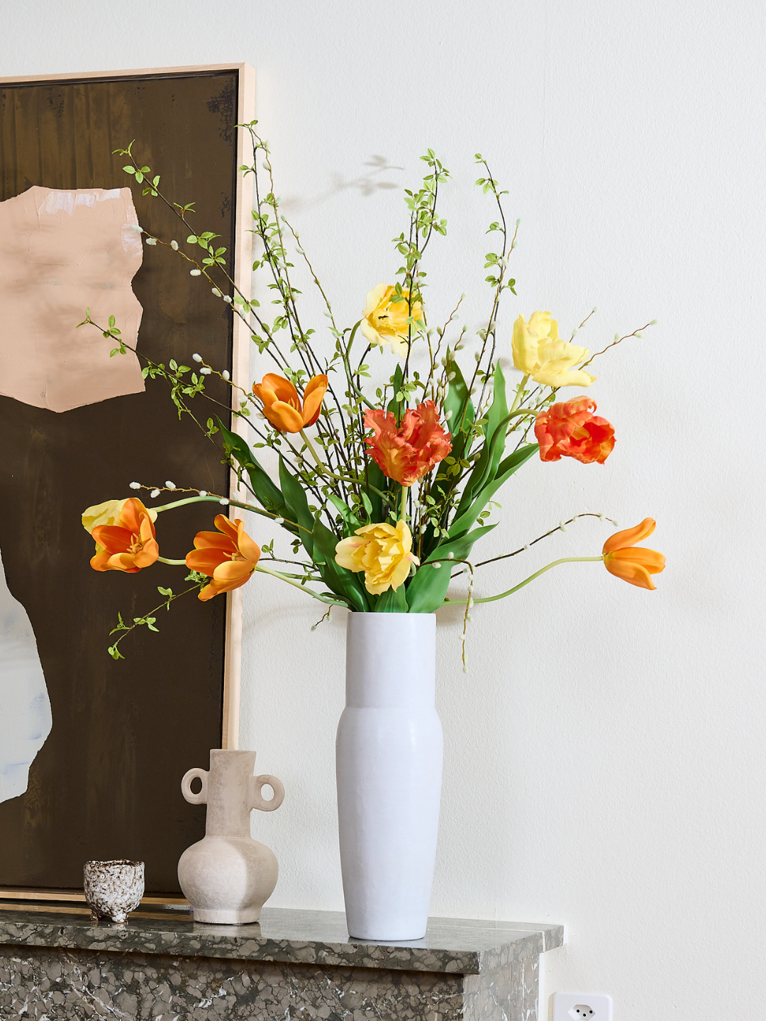 Branche d'amélanchier 122 cm 1 pièce - branche artificielle