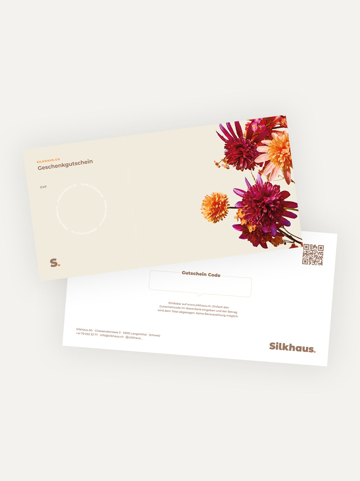 Silkhaus Geschenk Gutschein