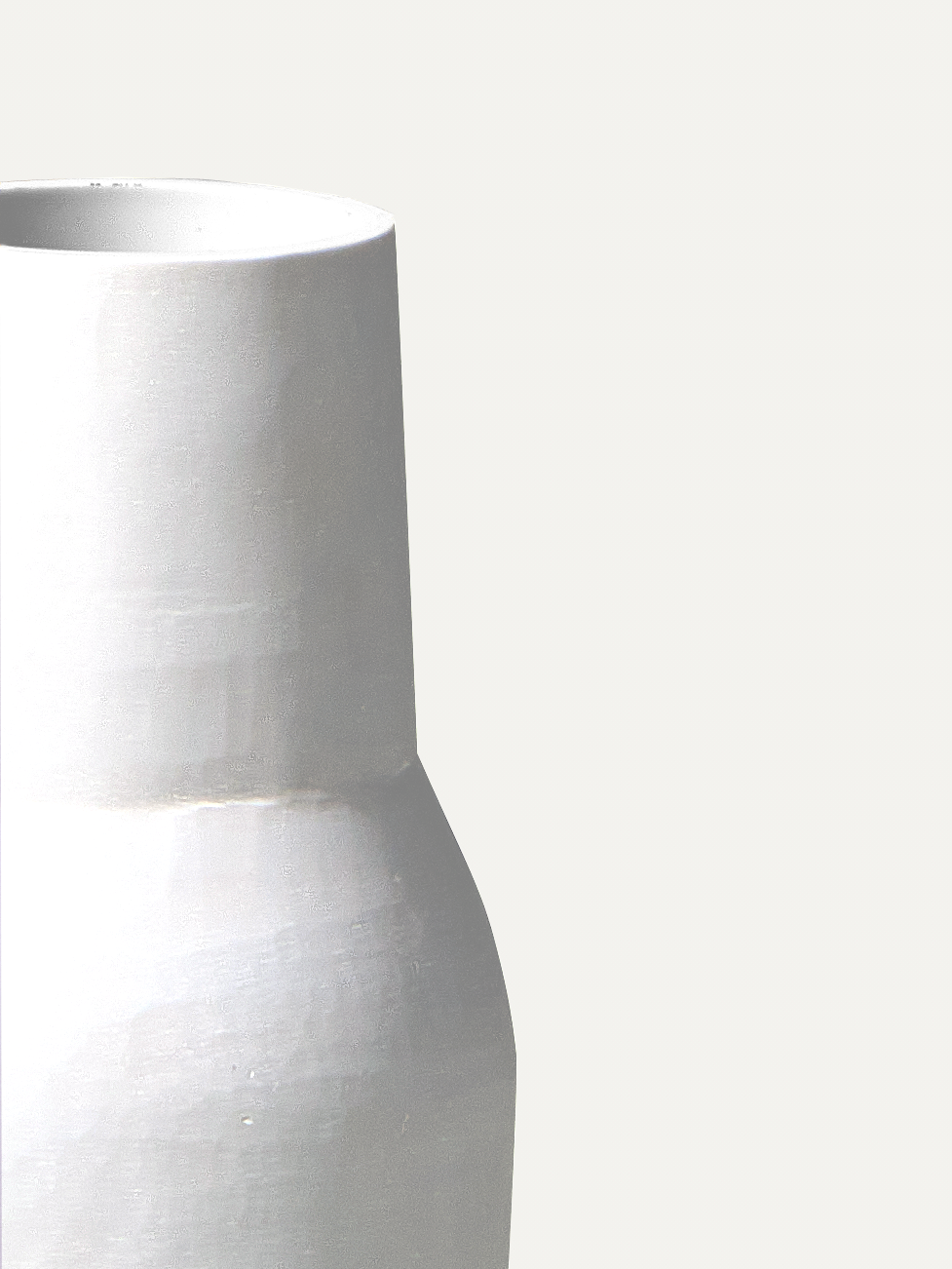 Vase Gr. M 31 cm - hellgrau