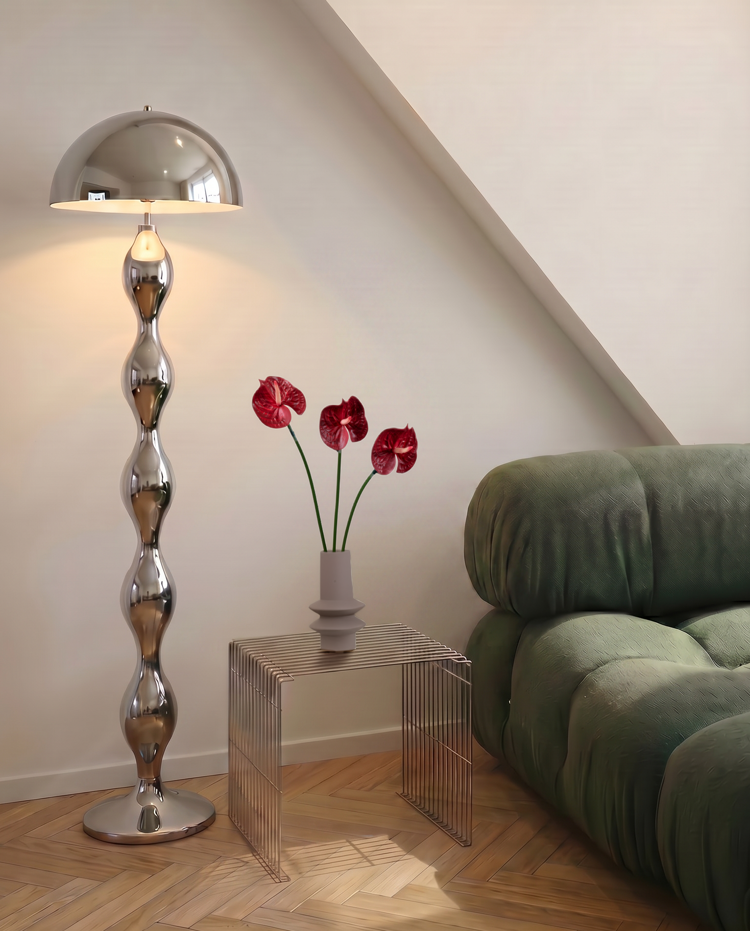 Flamingoblume 66 cm 1 Stk. - Kunstblume