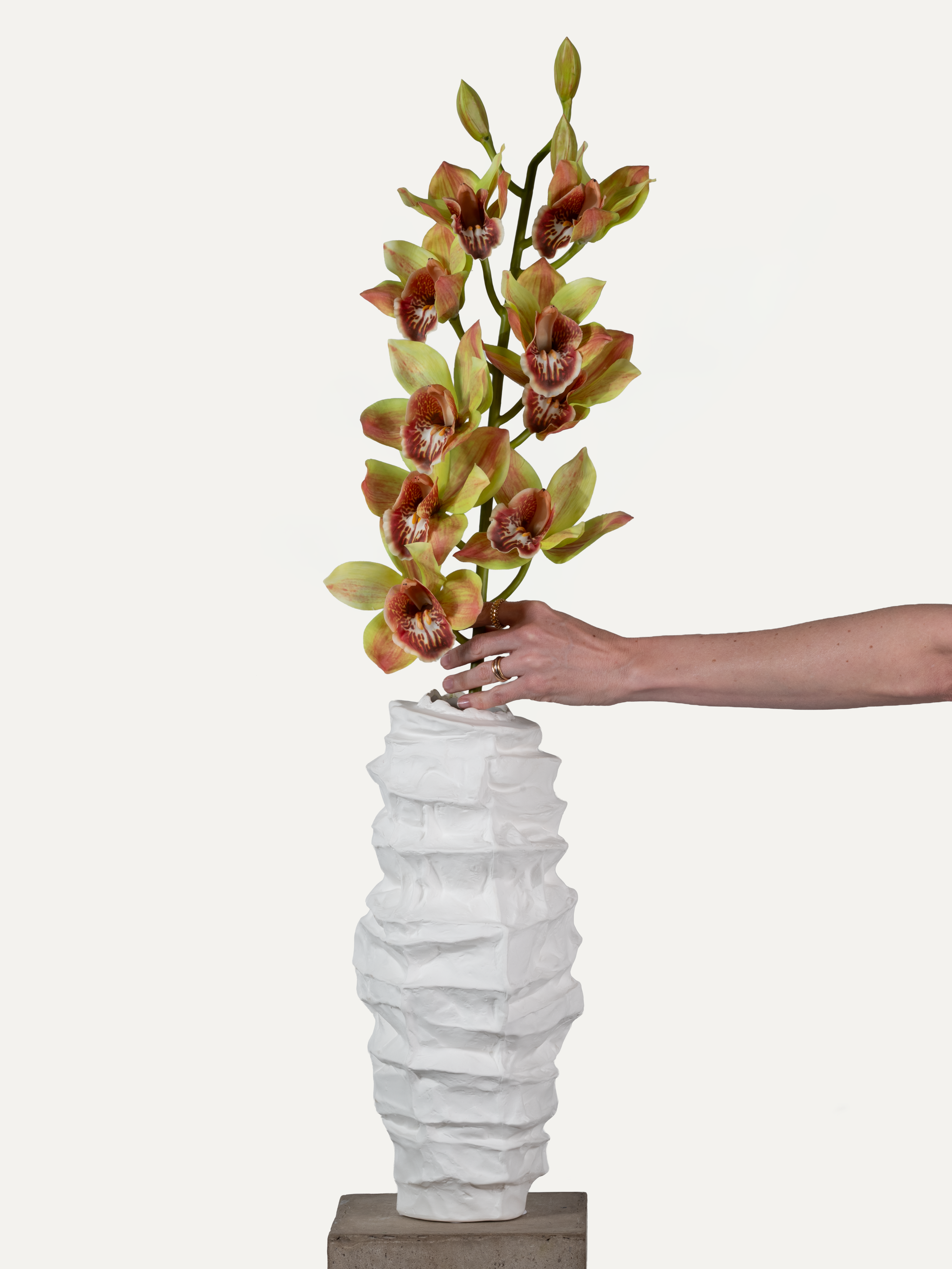 Orchidée Kahnor 93 cm 1 p. - Fleur artificielle