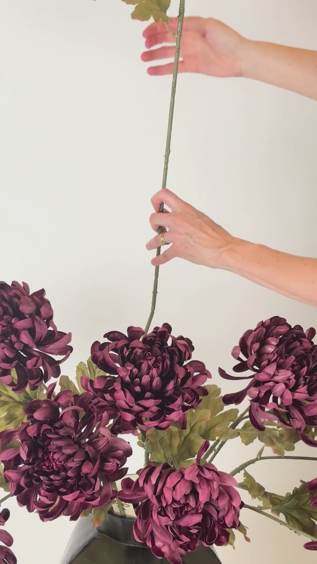 Video laden: Chrysantheme 74 cm 1 Stk. - Kunstblume