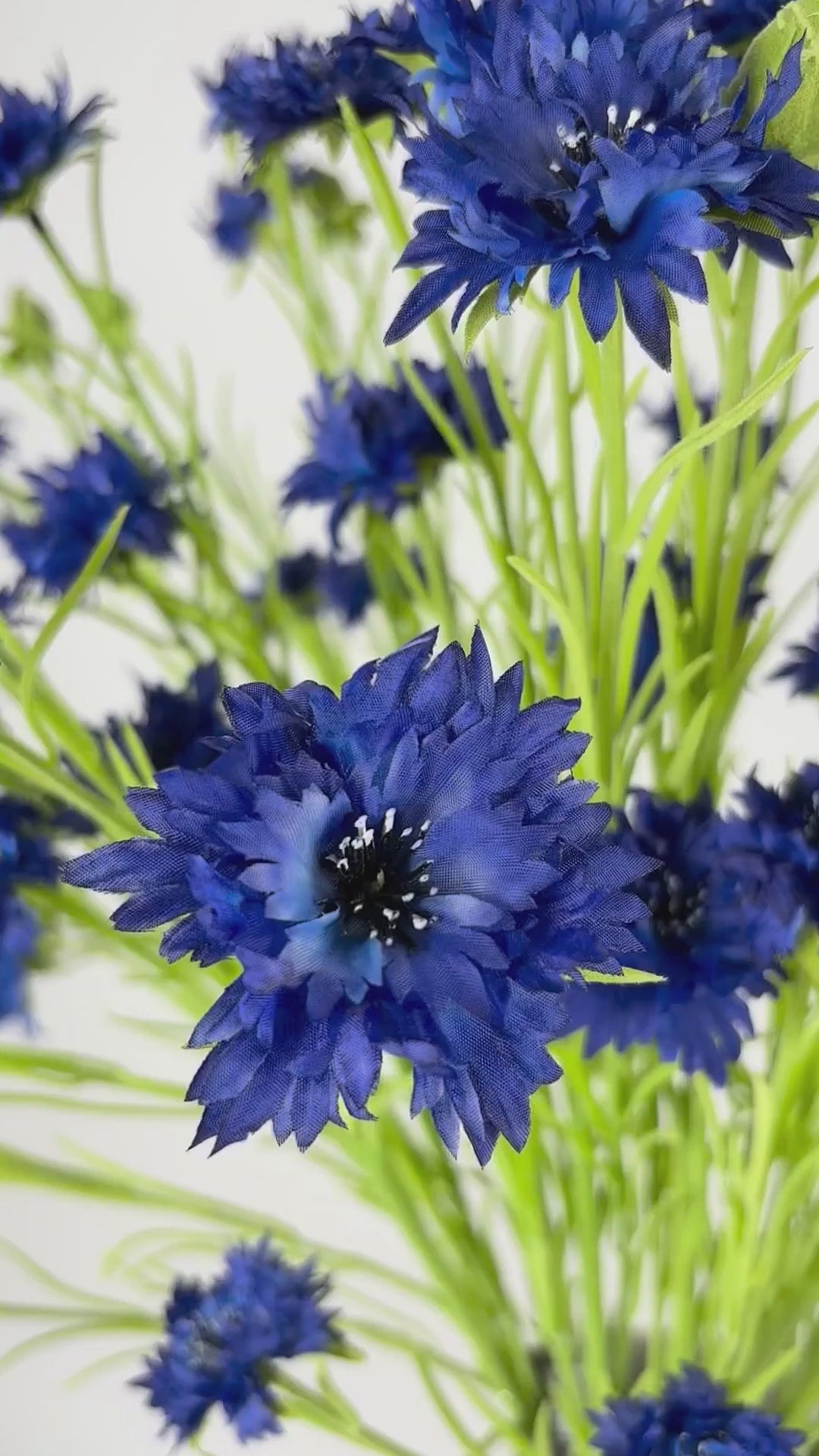 Load video: Cornflower 90 cm 1 pc. - Artificial Flower