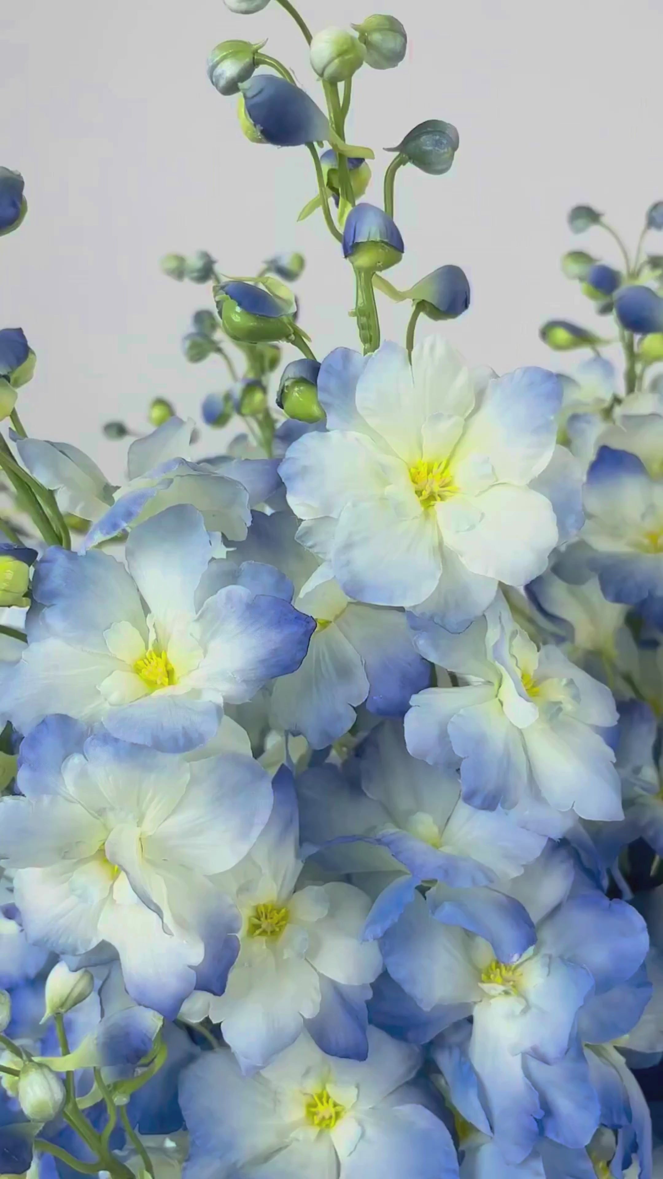 Charger la vidéo : Pied-d'alouette 95 cm 1 pièce - Fleur artificielle 