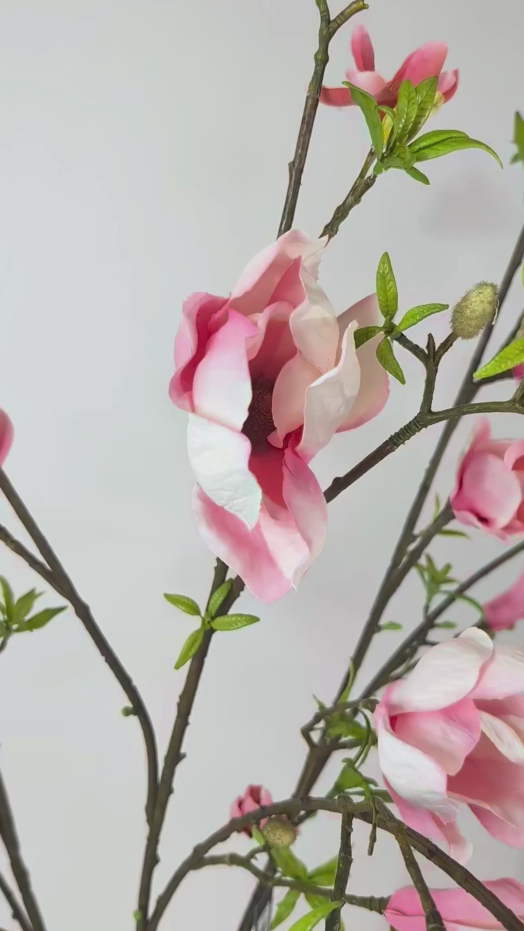 Video laden: Magnolienzweig 140 cm 1 Stk. - Kunstzweig