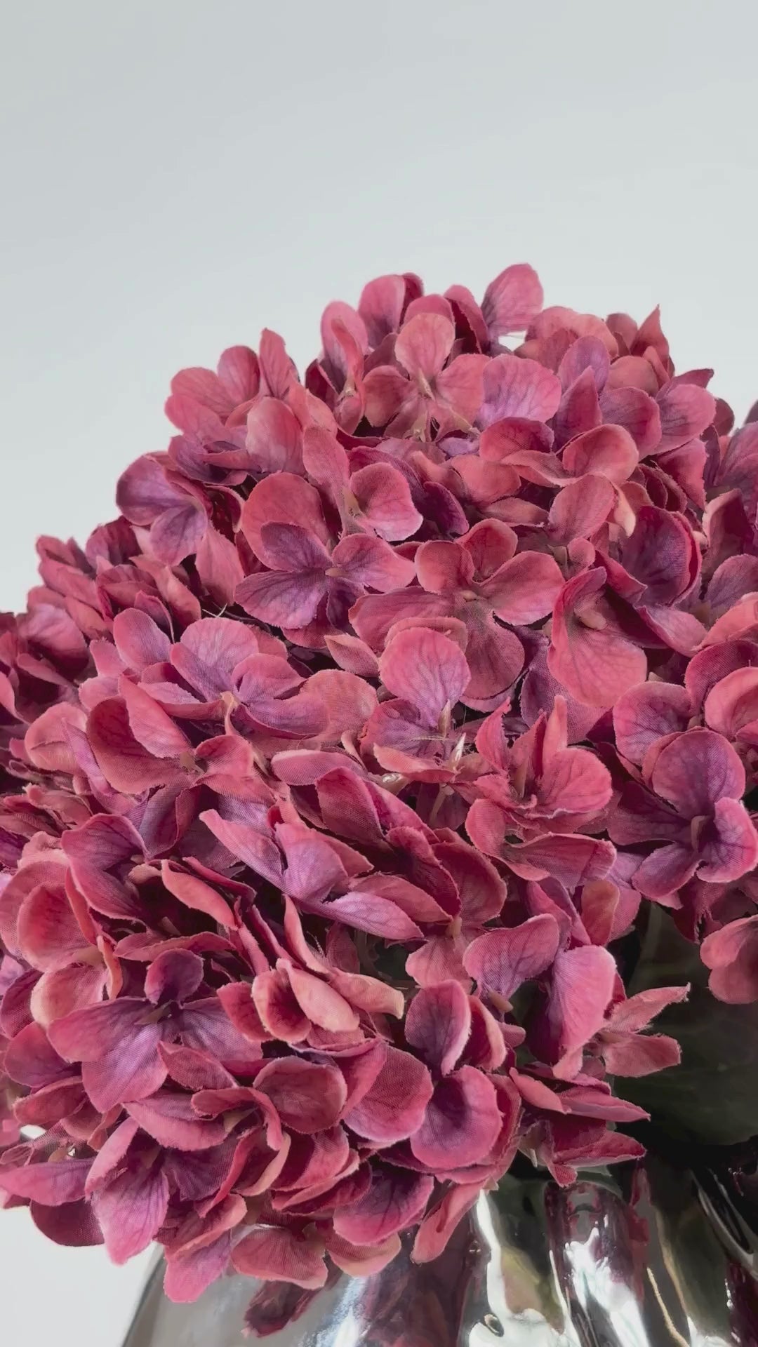 Charger la vidéo : Hortensia 40 cm 1 pièce - Fleur artificielle 