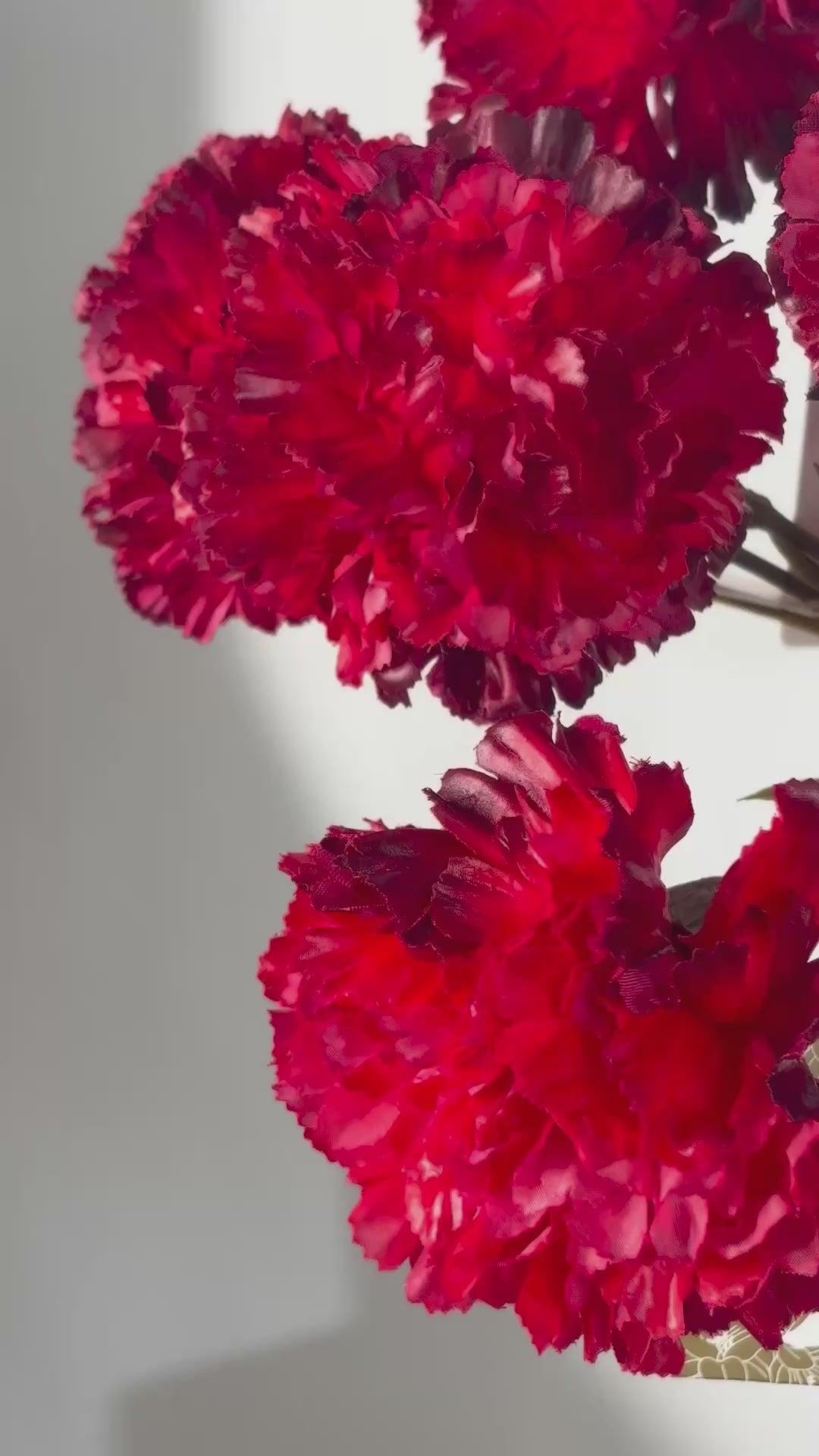 Load video: Carnation 55 cm 1 pc. - Artificial Flower