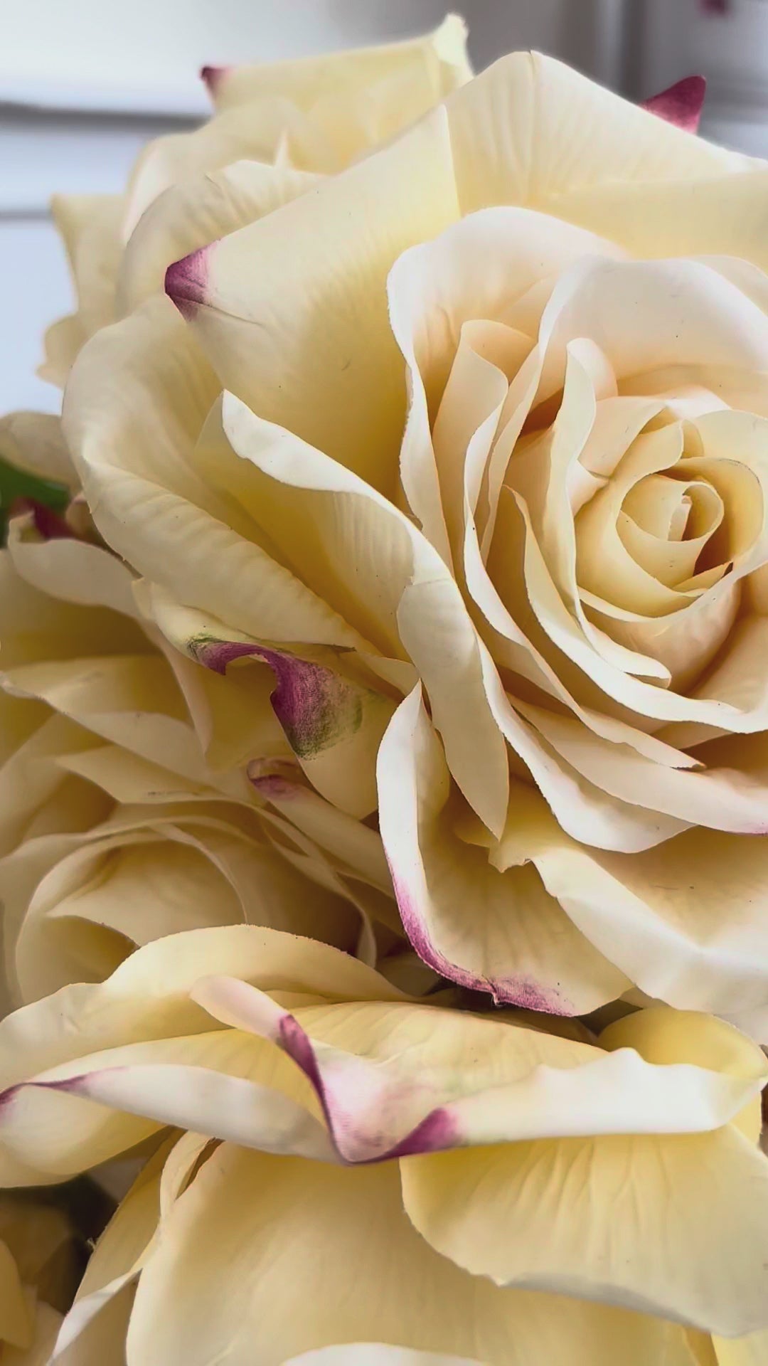 Load video: Rose 68 cm 1 pc. - Artificial flower