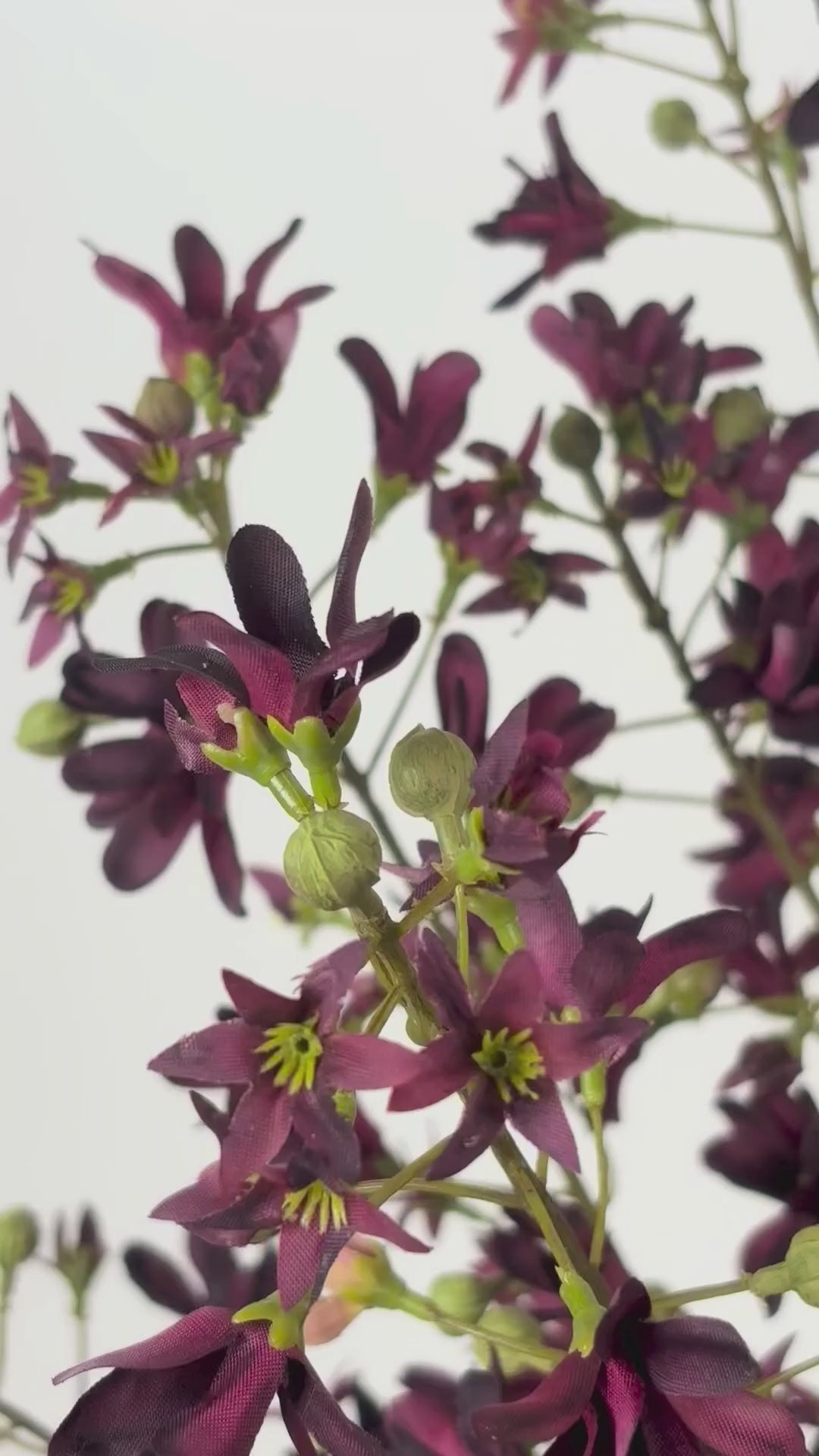 Load video: Hyacinth 111 cm 1 piece - artificial flower 