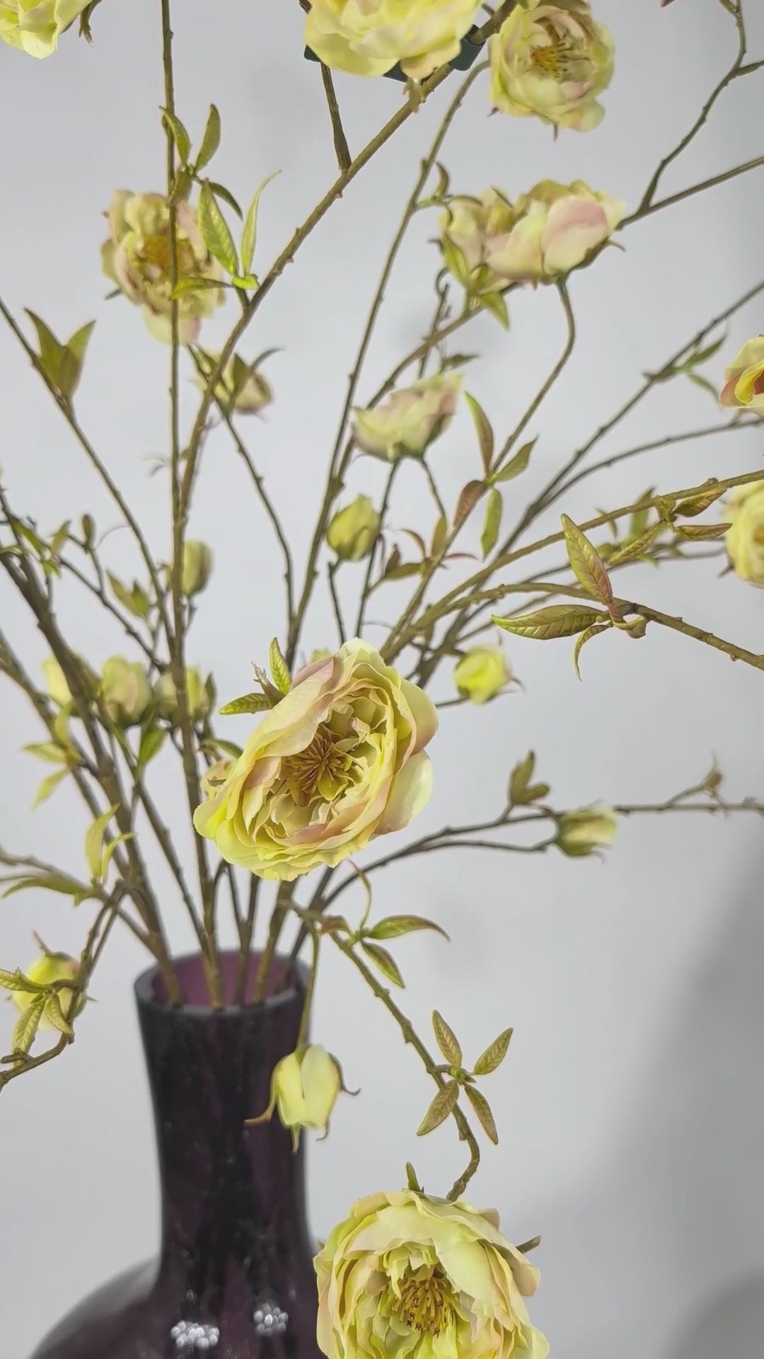 Video laden: Rosenzweig 117 cm 1 Stk. - Kunstblume